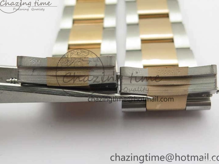 RG BP Best Dial Maker Edition 1:1 Gray Oyster on DateJust SS Roman Bracelet 126201 36 0224